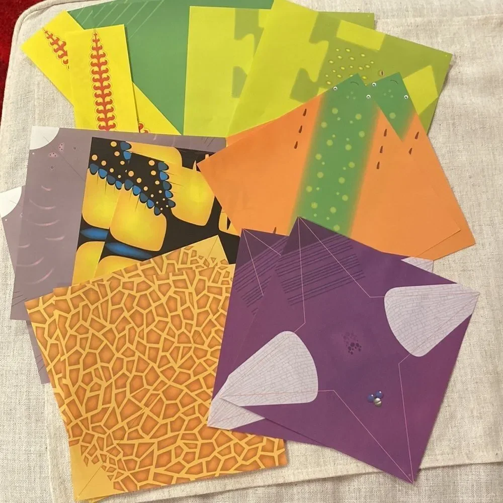 KIDS ART Activity Book Amazing Origami Creations 3 Skill Levels Paper Included